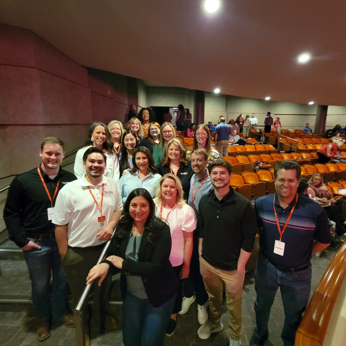 Lubbock, Midland and Odessa branches came together for the Sewell Leadership event. 